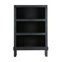 Bibliotecă neagră din lemn de pin 107x160x39 cm Bonk – WOOOD