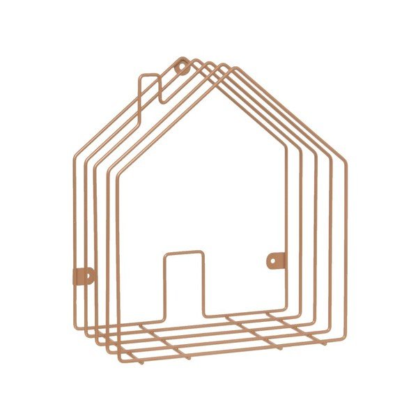 Suport pentru reviste Present Time House Copper-image-1