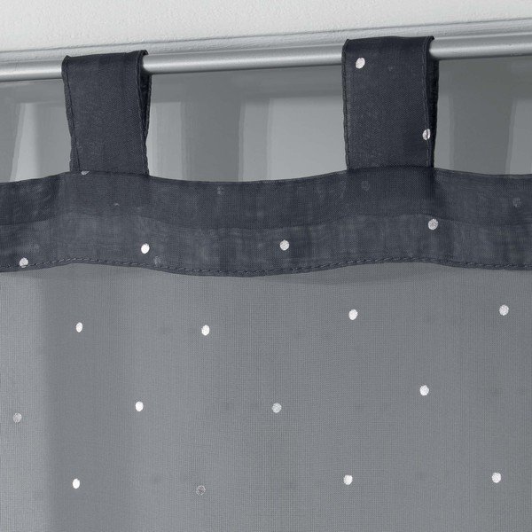 Perdele gri-antracit 2 buc. 60x90 cm Orion – douceur d'intérieur-image-1