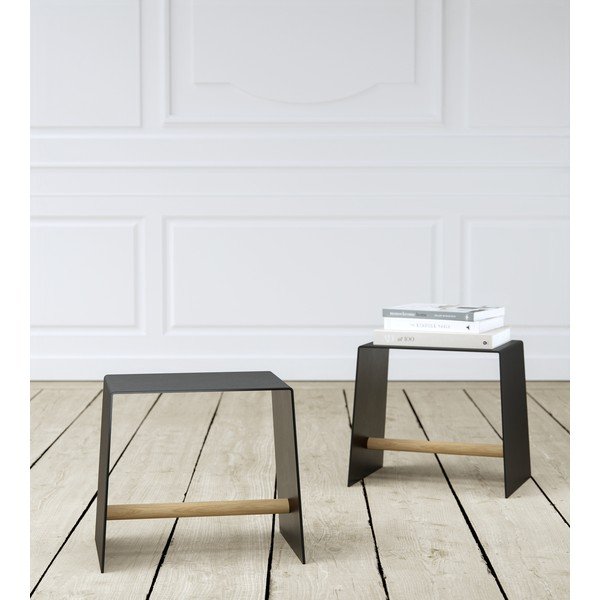 Scaun negru din metal Bull – LIND DNA-image-1