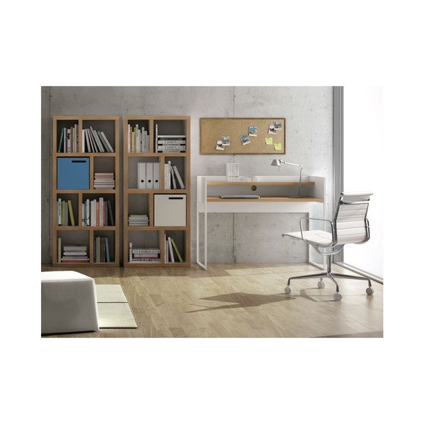Birou TemaHome Oslo, cu aspect de lemn de stejar-image-3