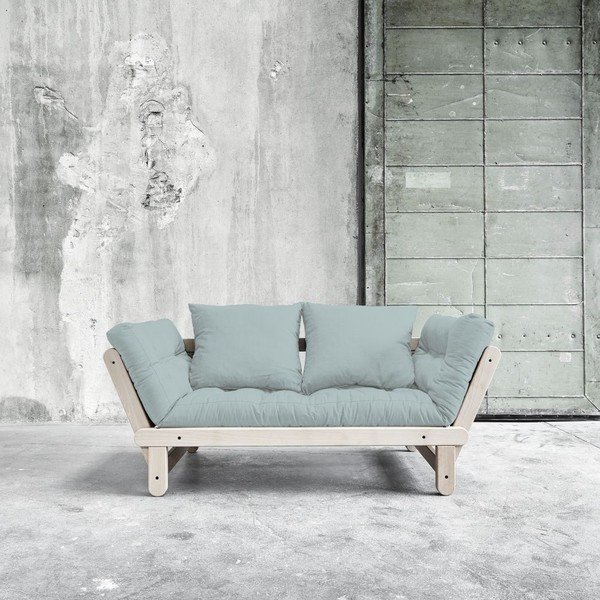 Canapea extensibilă Beat Beech/Sky Blue