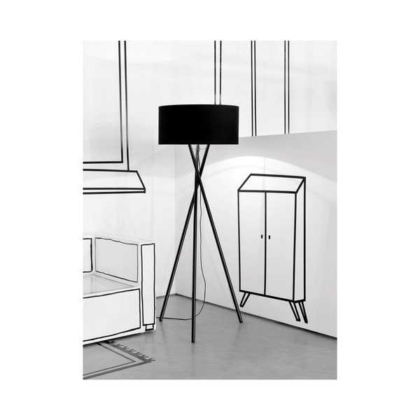Lampadar negru (înălțime 175 cm) Hampton – it's about RoMi-image-1