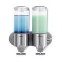 Dispenser de săpun de perete din oțel inoxidabil, argintiu 880 ml - simplehuman