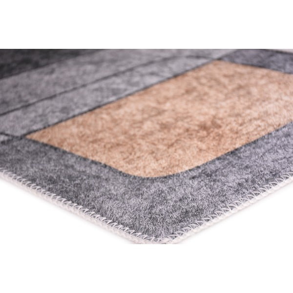 Covor gri lavabil 160x230 cm – Vitaus-image-2