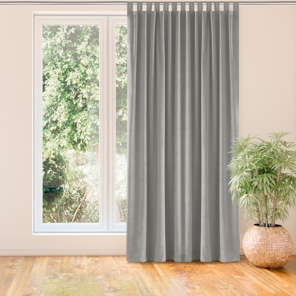 Draperie gri 200x300 cm Vila – Homede-image-1