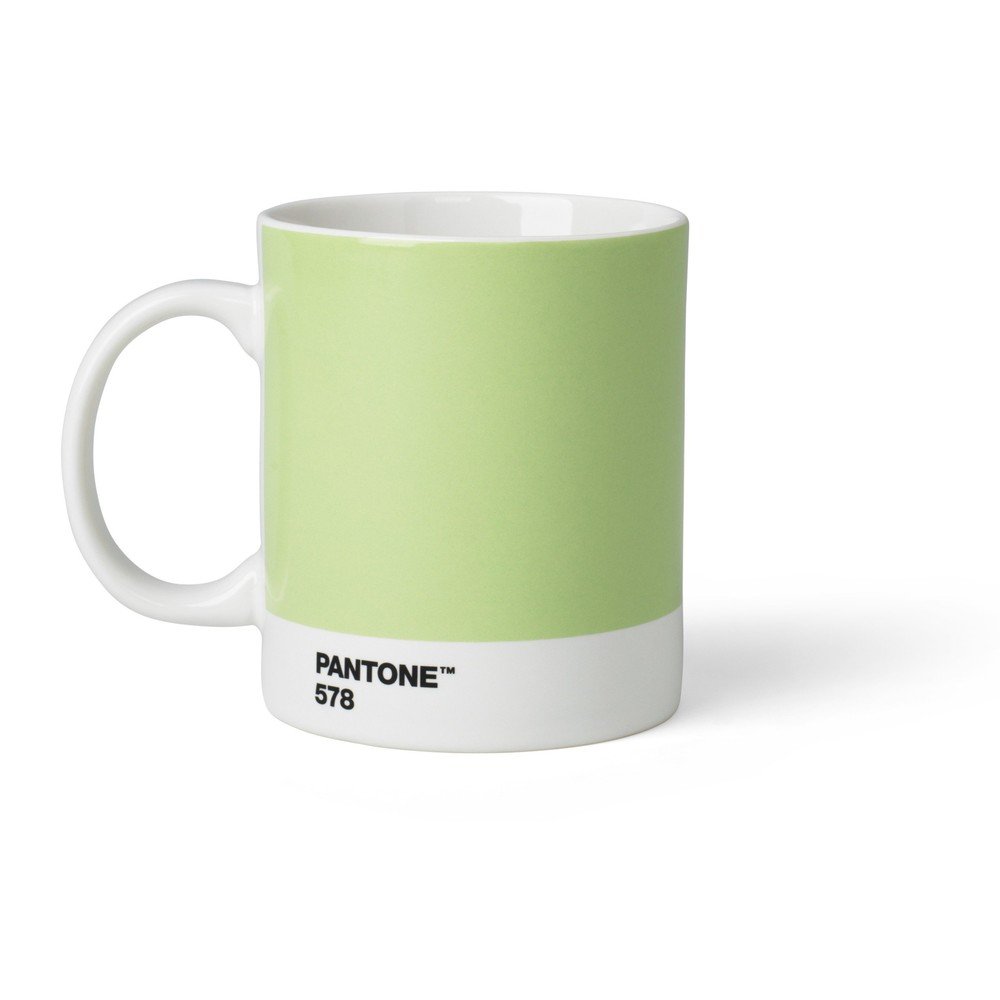 Cană verde-deschis din porțelan 375 ml Light Green 578 – Pantone