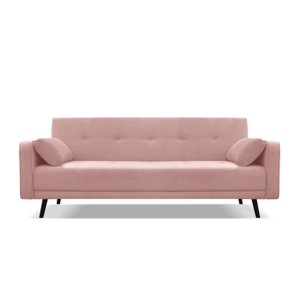 Canapea extensibilă Cosmopolitan design Bristol, roz, 212 cm
