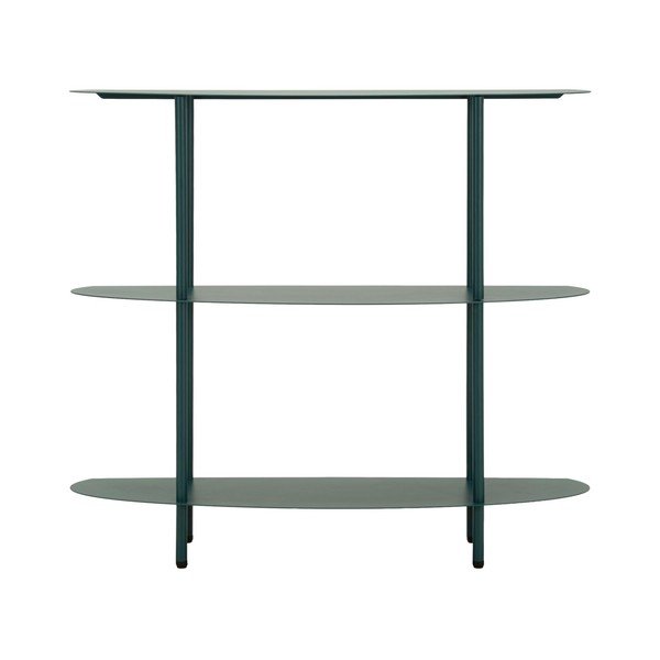 Masă consolă albastru-verde din metal 28x90 cm Saturn – Mauro Ferretti-image-4