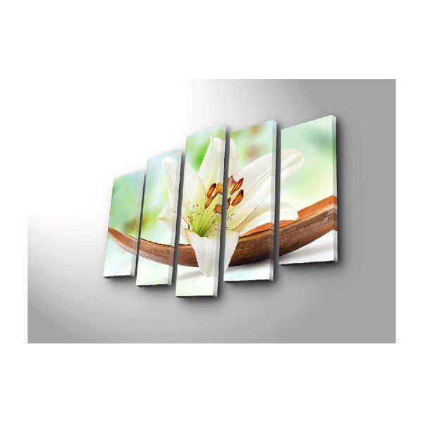 Tablou din mai multe piese Lily, 105 x 70 cm-image-2