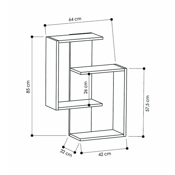 Raft de perete Paranoid, antracit-image-4