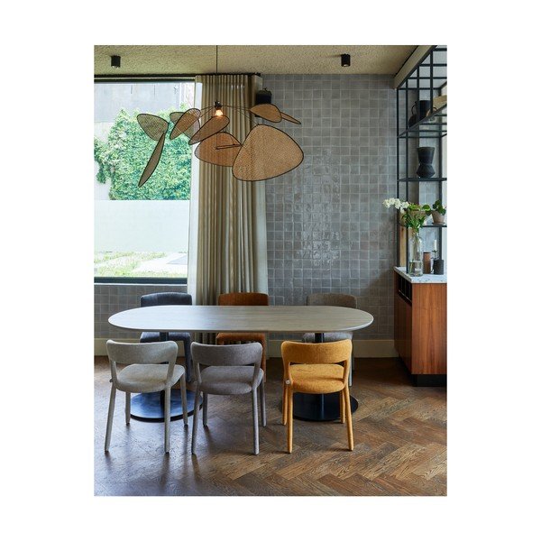 Masă de dining cu blat din lemn de stejar 90x220 cm Tablo – WOOOD-image-2