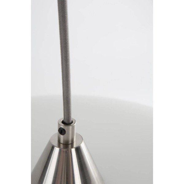 Lustră albă/argintiu-mat din sticlă opal ø 43 cm Thalia – Jotex-image-4