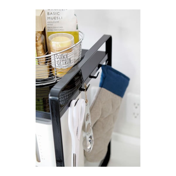 Raft de bucătărie, reglabil, YAMAZAKI Tower, negru-image-3