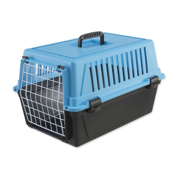 Cușcă / geantă pentru transport animale de companie neagră/albastru-deschis 37x58 cm Ferplast Atlas 20 – Plaček Pet Products
