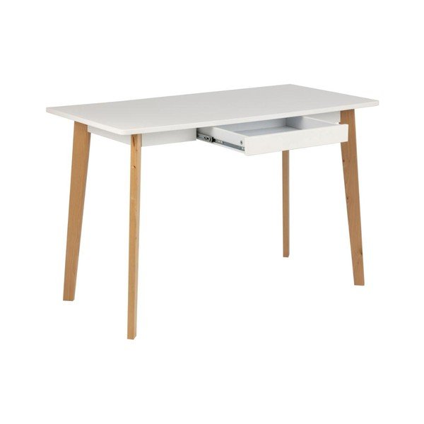 Birou de scris cu baza din lemn de mesteacăn Actona Raven-image-4