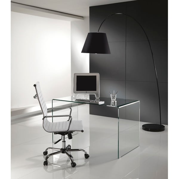 Birou din sticlă 70x126 cm Bend – Tomasucci-image-1