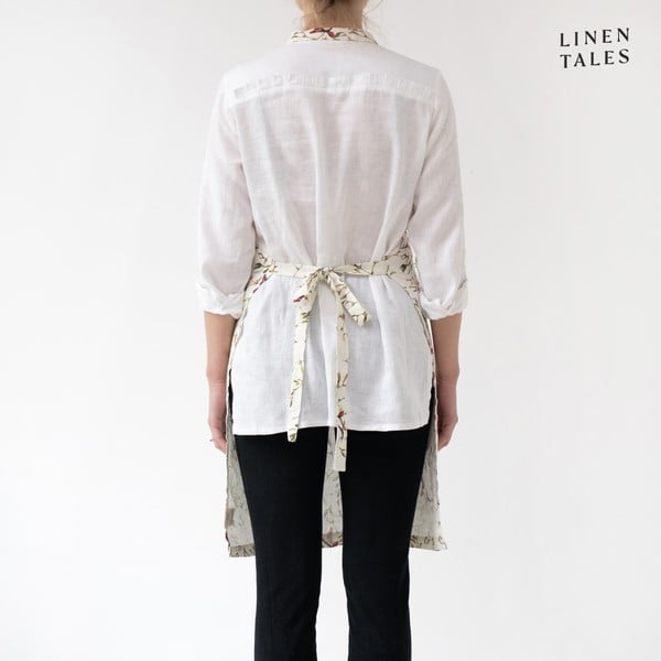 Șorț din in  cu model de Crăciun – Linen Tales-image-2