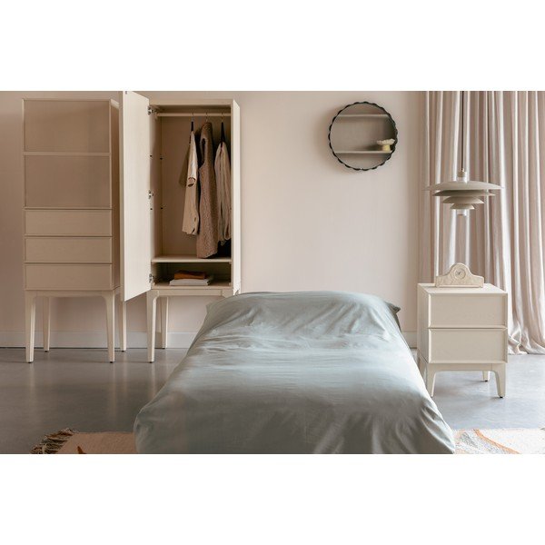 Dulap crem din lemn de stejar 60x180x45 cm June – Zuiver-image-4