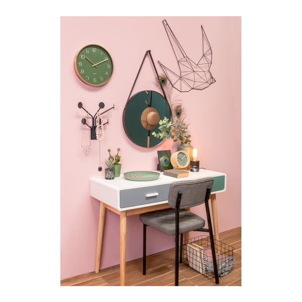 Oglindă de perete PT LIVING Balanced, Ø 47 cm, negru-image-1