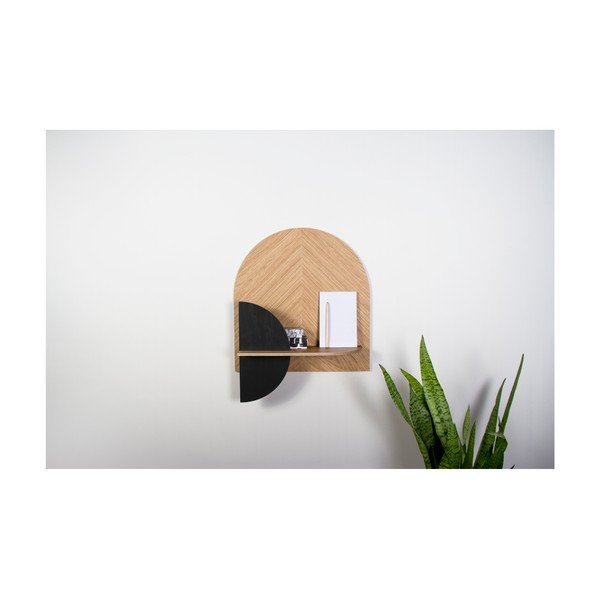 Poliță modulară din 3 piese Woodendot Alba L, maro deschis-image-1