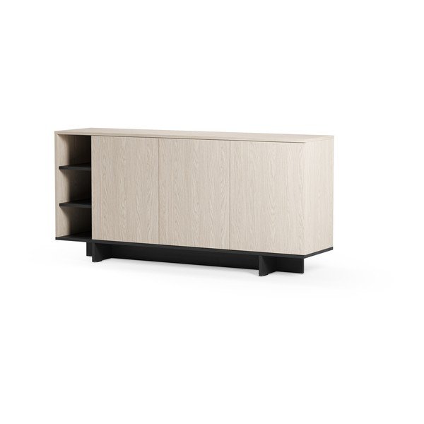 Dulap negru 170x80x40 cm Cequoia – Marckeric-image-4