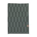 Prosop verde închis din bumbac 50x95 cm Geo – Mette Ditmer Denmark