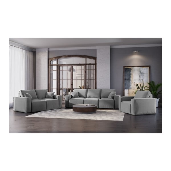 Canapea Cosmopolitan Design Miami, gri, 180 cm-image-4