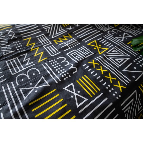 Lenjerie de pat gri din bumbac pentru pat de o persoană 140x200 cm LP Dita Runy – Cotton House-image-4