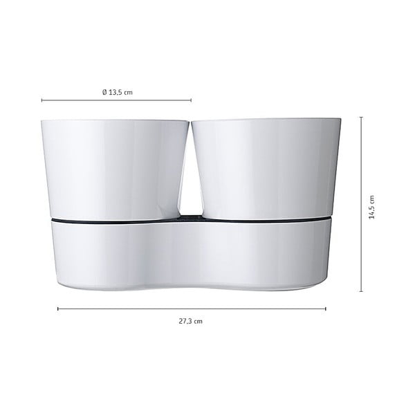 Ghiveci din plastic pentru ierburi aromatice/cu sistem de auto-irigare ø 13,5 cm Hydro Herbs – Mepal-image-3