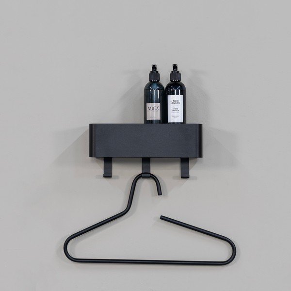 Raft pentru baie negru de montat pe perete din oțel Multi – Spinder Design-image-3