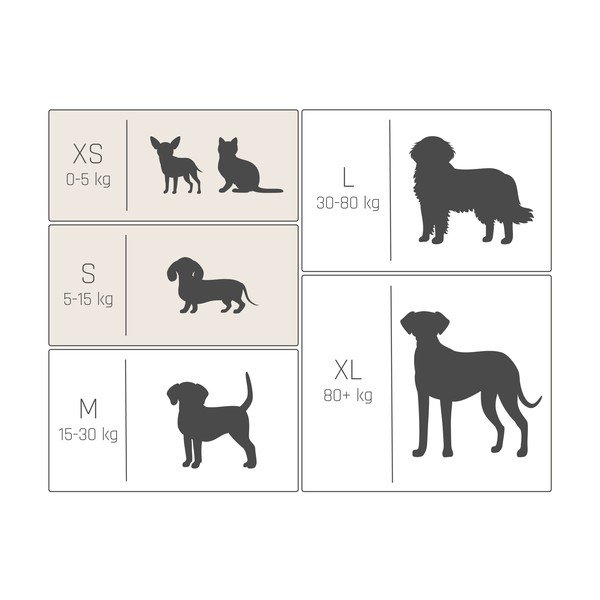 Pat pentru animale de companie gri 60x40 cm Revers - Ego Dekor-image-4