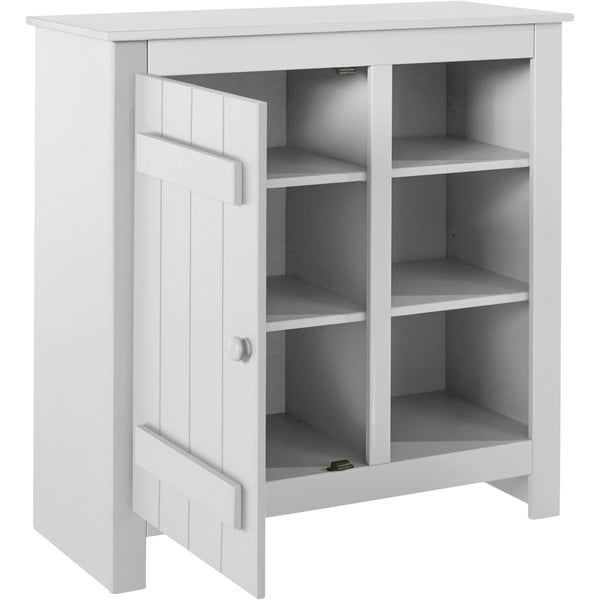 Dulap alb din lemn de pin 90x90 cm Bertram – Støraa-image-3