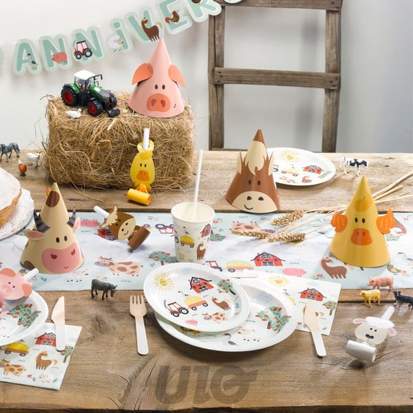 Șervețele 20 buc. 33x33 cm Farm Animals – Homéa-image-1