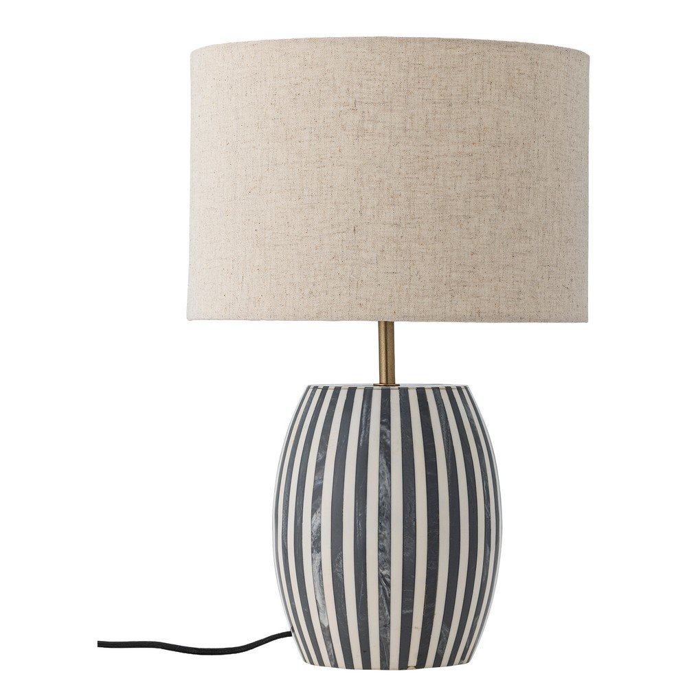 Veioză albă/gri LED (înălțime 47 cm) Tali – Bloomingville