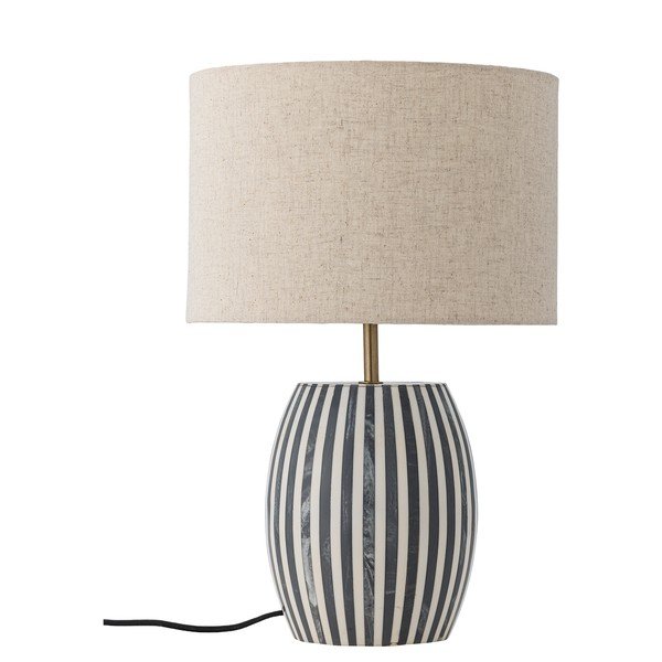 Veioză albă/gri LED (înălțime 47 cm) Tali – Bloomingville