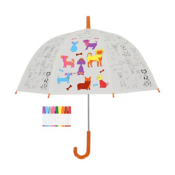 Umbrelă pentru copii PIY: Dogs – Esschert Design-image-1