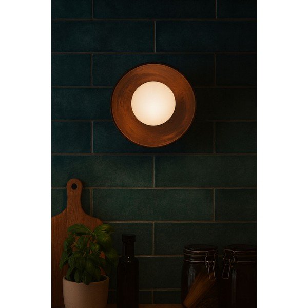 Aplică de perete maro ø 24 cm Elsa – Opviq lights-image-3