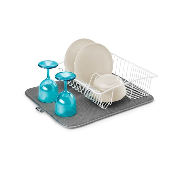 Suport din microfibră pentru scurs vasele Metaltex, lungime 45 cm-image-2