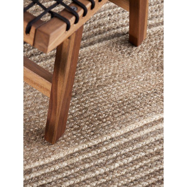 Covor tip traversă în culoare naturală deschisă/în culoare naturală închisă reversibil/țesut manual din iută 80x300 cm Juno – Hanse Home-image-3