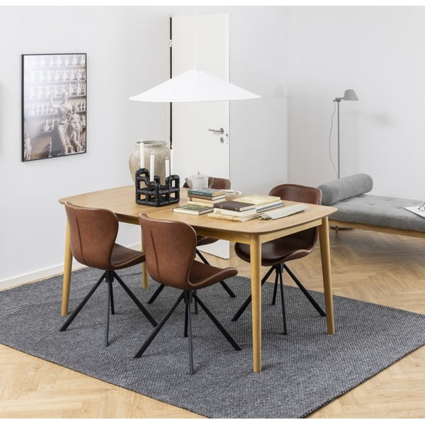 Masă pliantă cu blat în decor de stejar 180x90 cm Montreux - Actona-image-1