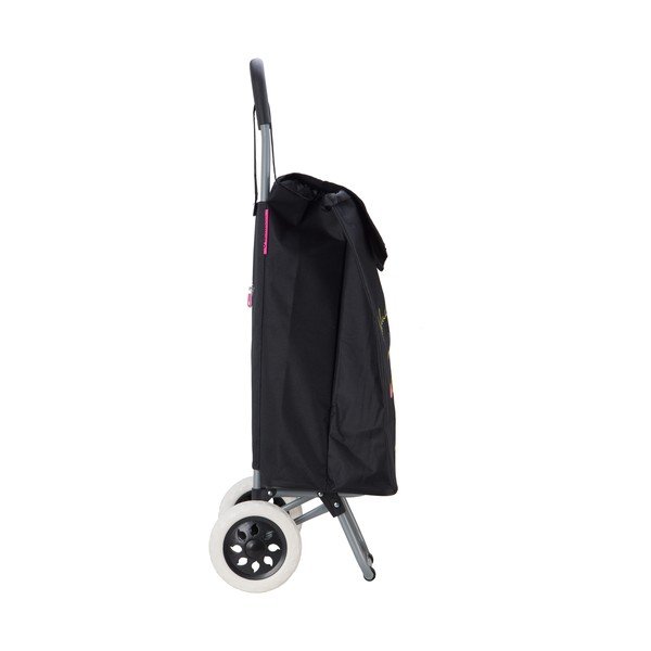 Geantă de cumpărături cu roți Lulucastagnette Cosette, 37 l, negru-image-1