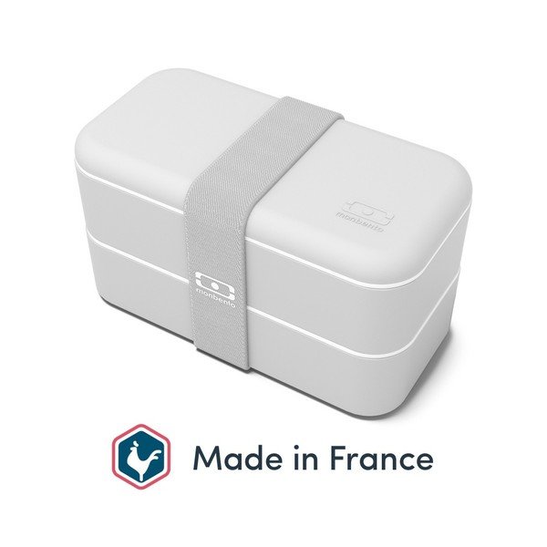 Cutie pentru alimente Monbento Original, gri alb-image-4