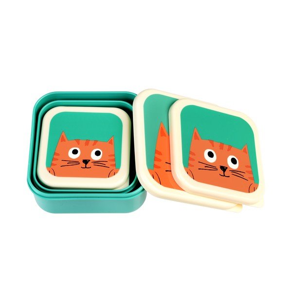 Set 3 cutii pentru gustări Rex London Chester Cat-image-2