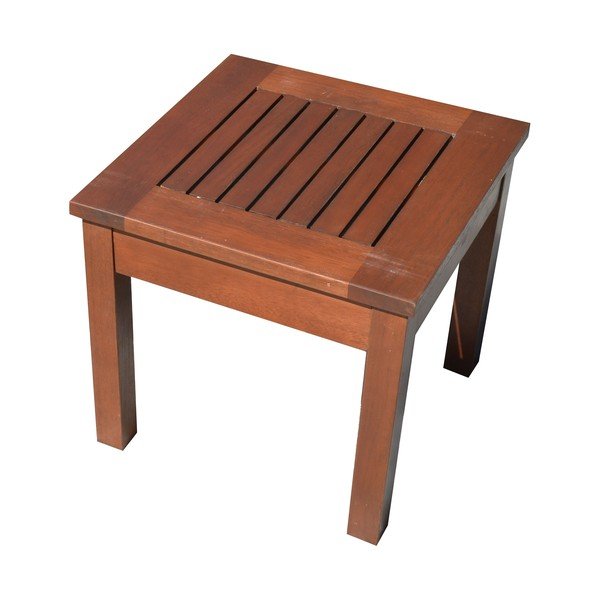 Masă auxiliară de grădină din lemn de eucalipt 40x40 cm Sonora – Garden Pleasure-image-1