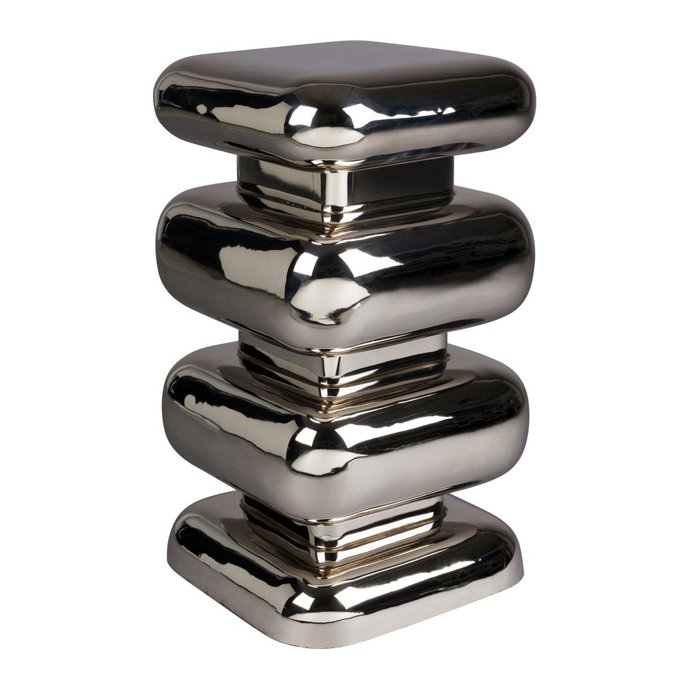 Măsuță auxiliară din metal 29x29 cm Stubby – Dutchbone