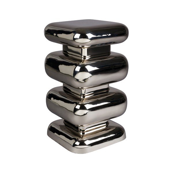 Măsuță auxiliară din metal 29x29 cm Stubby – Dutchbone