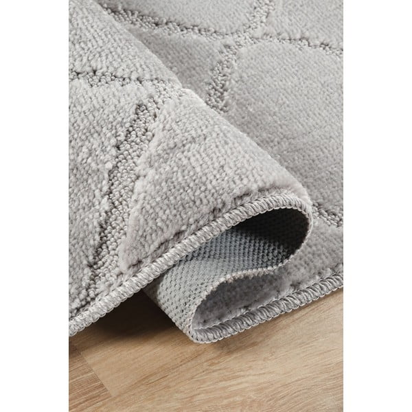 Covorașe de baie gri-deschis 2 buc. 50x80 cm Cizgili – Foutastic-image-2