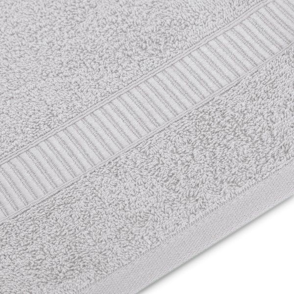 Prosoape de baie gri-deschis 3 buc. din bumbac din frotir Avium – Restilo-image-2
