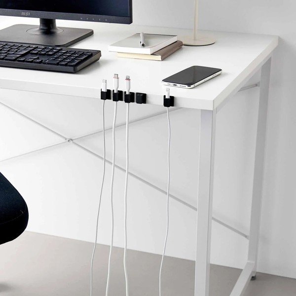 Organizatoare negre pentru cabluri 5 buc. din metal Smart – YAMAZAKI-image-2
